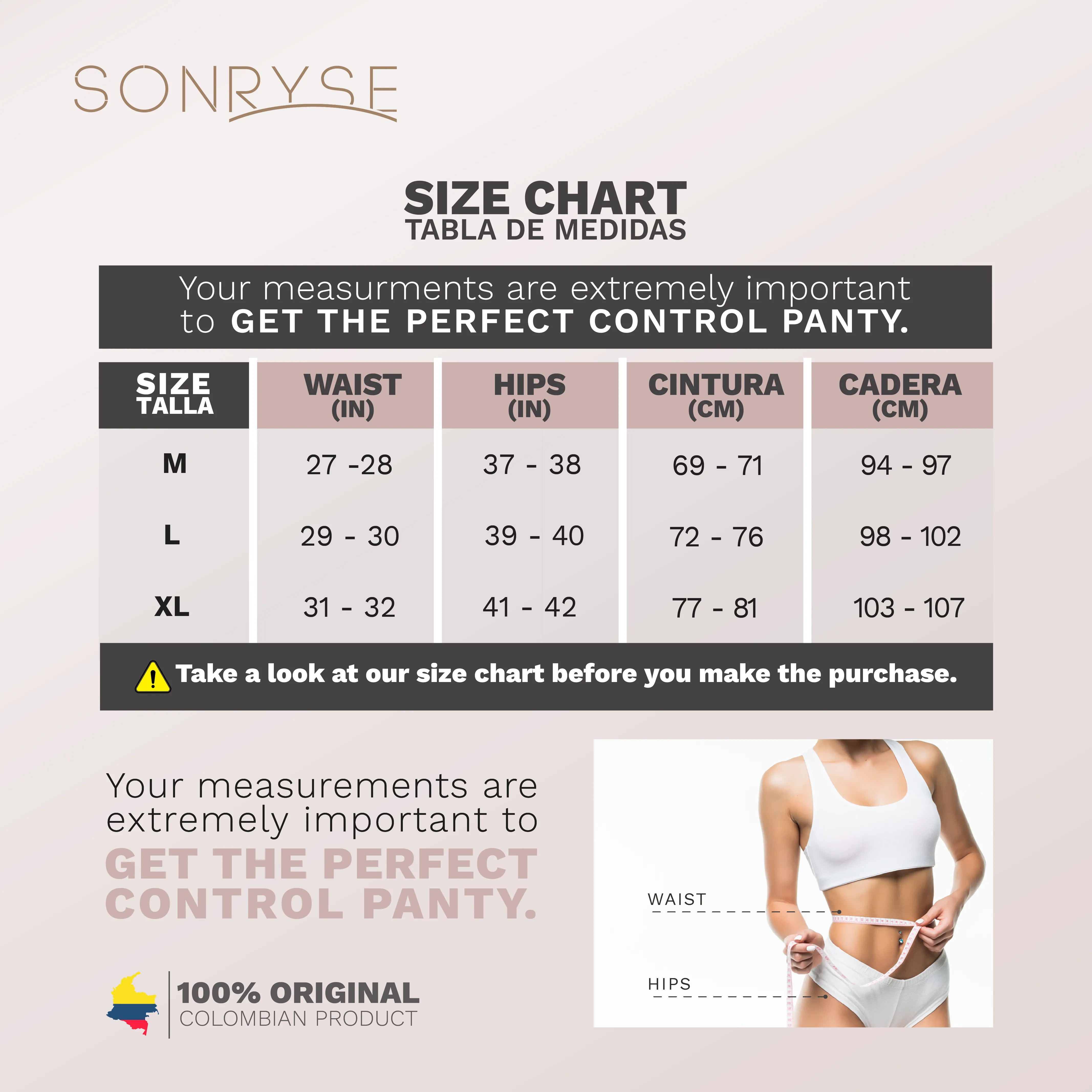 3-Pack High Waisted Tummy Control Panties Fajas Colombianas Sonryse SP607NC