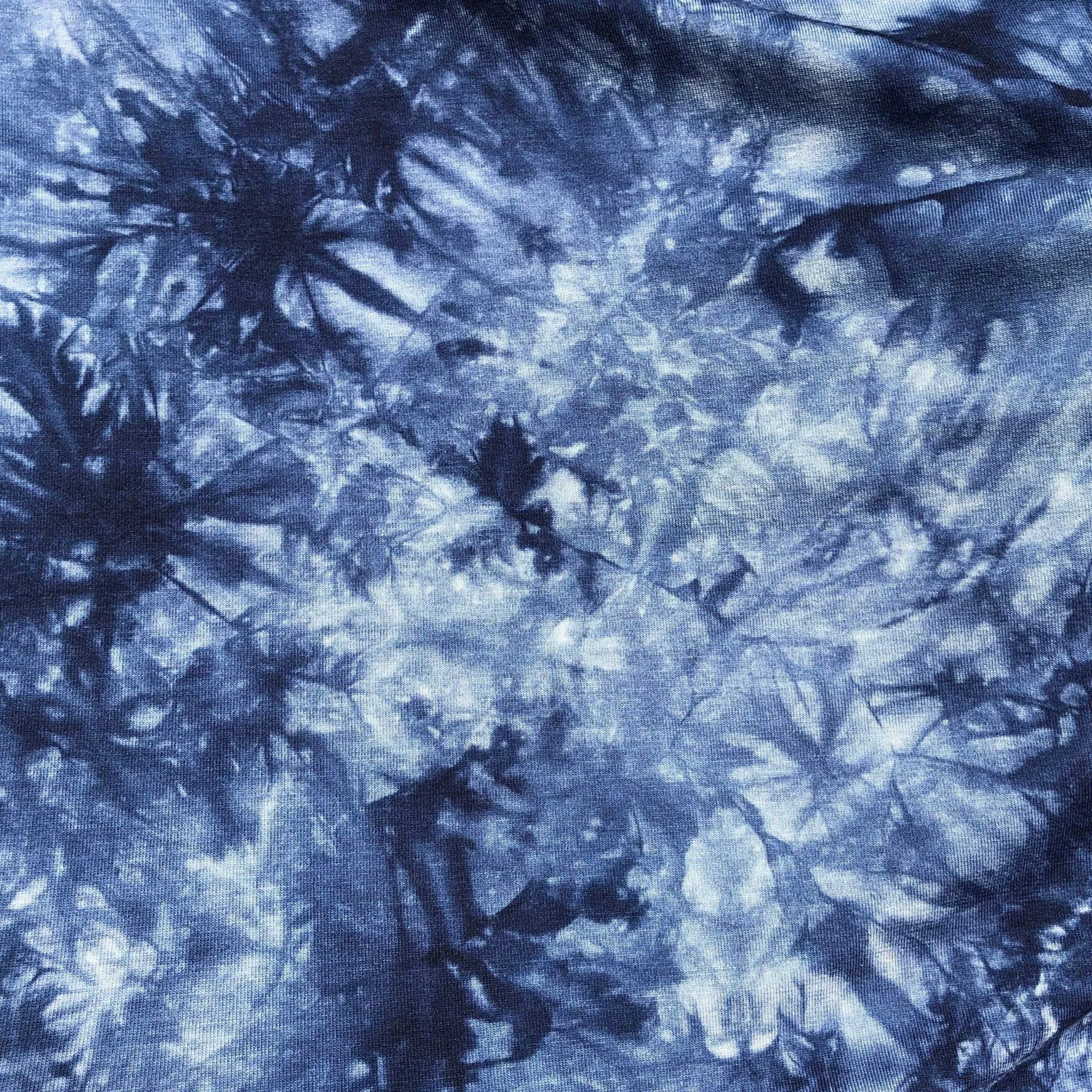 60” Bamboo 4-Way Stretch with Spandex 5 OZ Tie Dyed Tie Dye Apparel Jersey Knit Fabric By the Yard