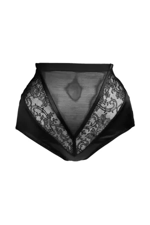 Annabel High Waist Peep Brief