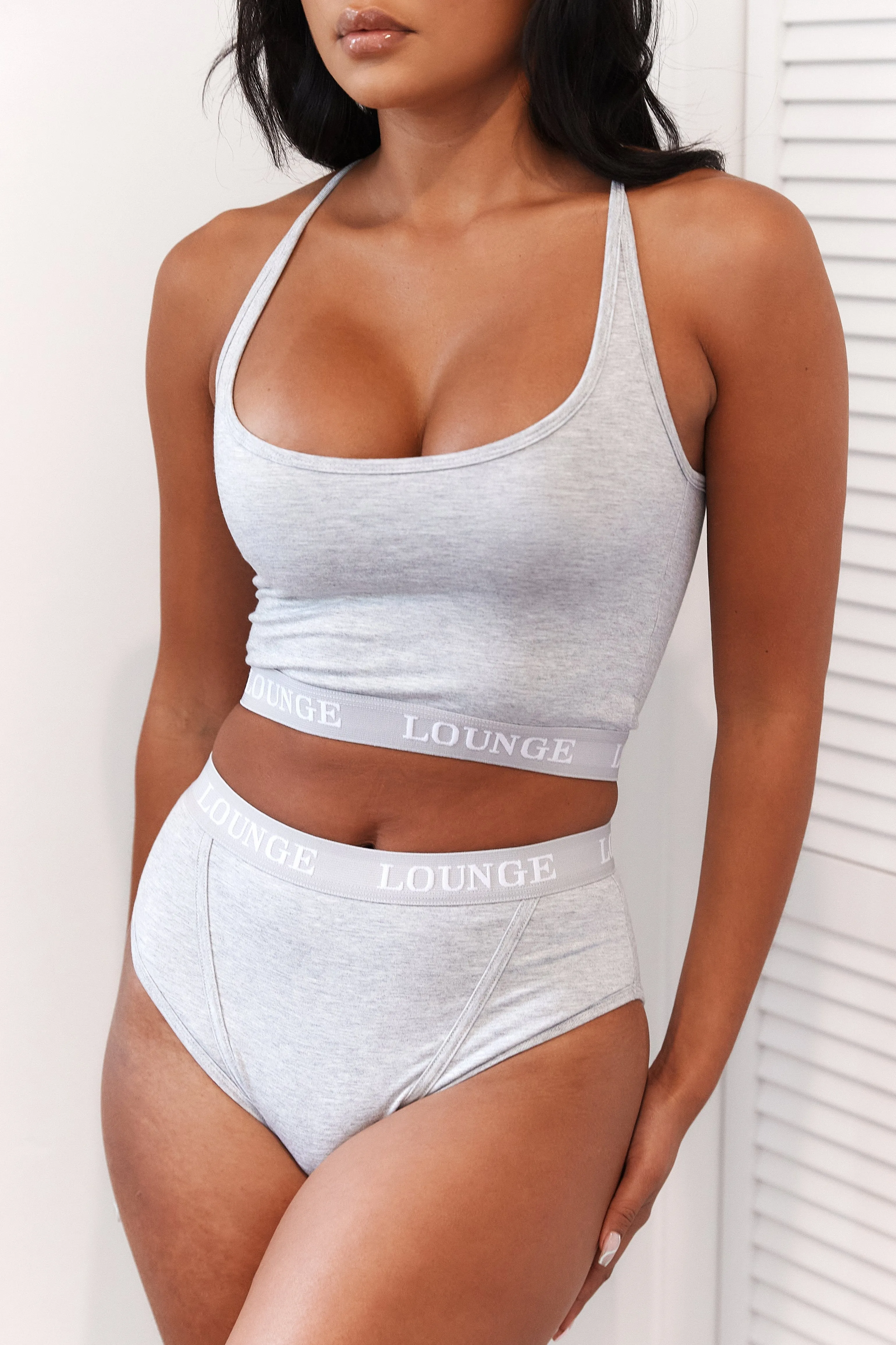 Bamboo Basic Bralette  - Grey