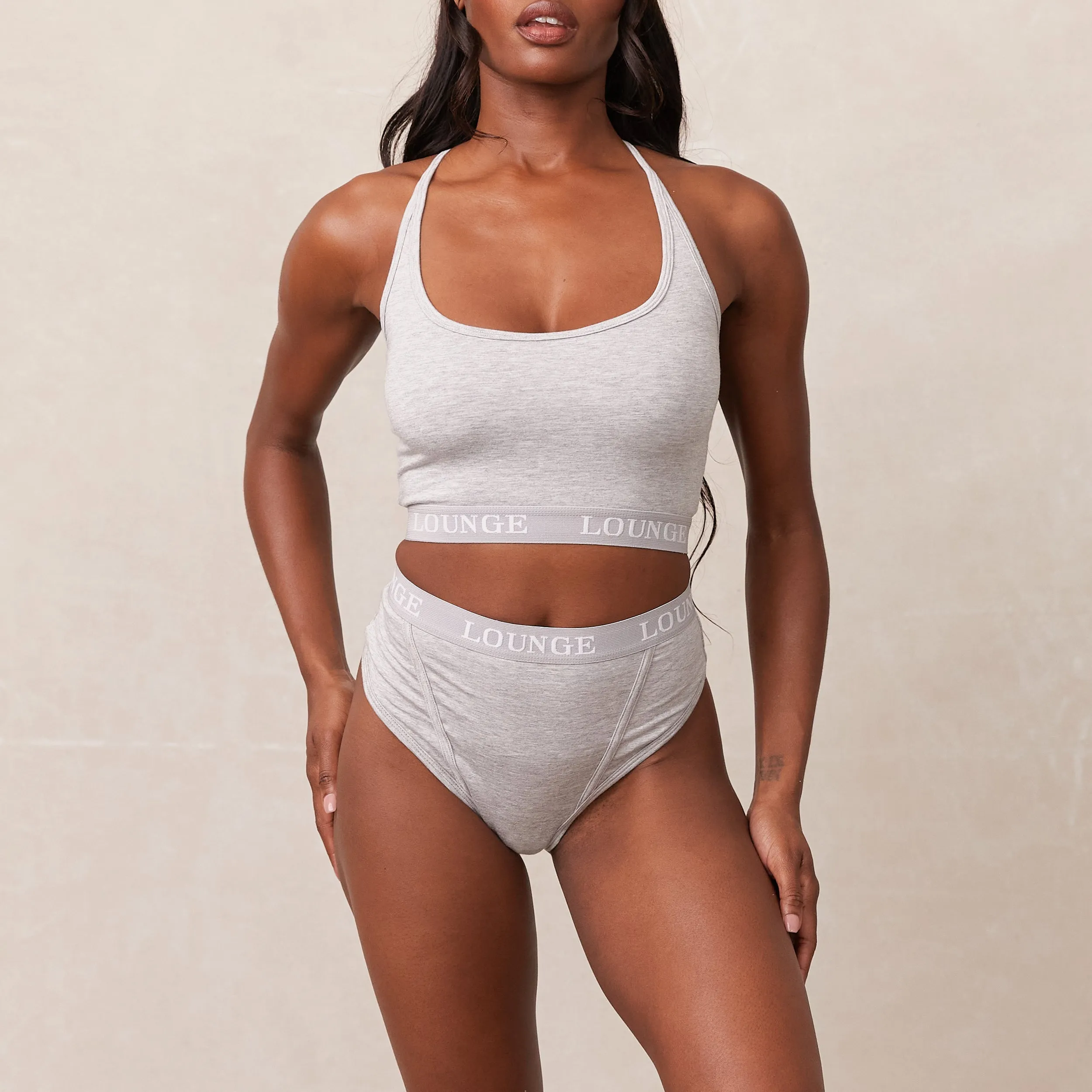 Bamboo Basic Bralette  - Grey