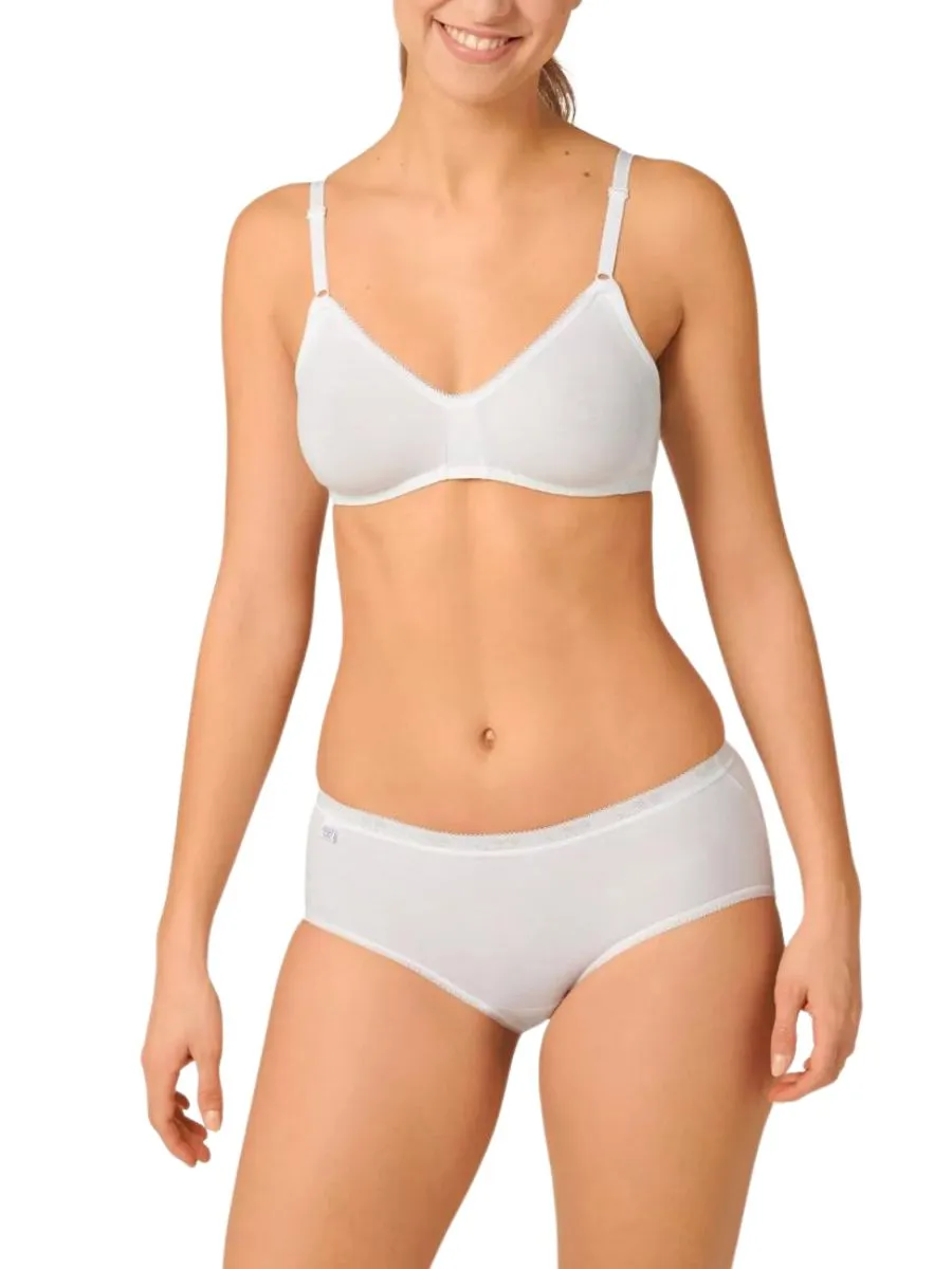 Basic  Wireless Bra - White