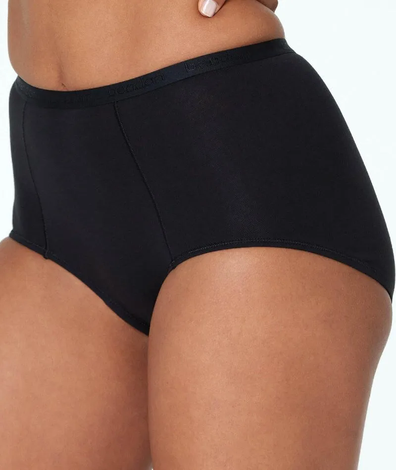 Bendon Body Cotton Trouser Brief - Black