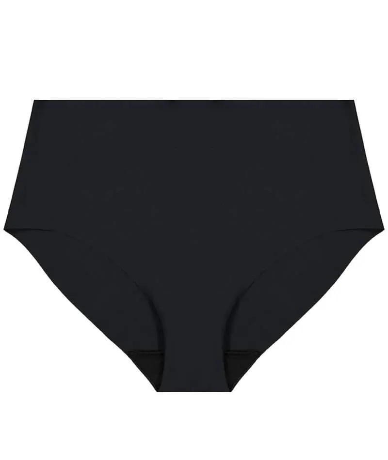 Bendon No Show High Rise Brief - Black