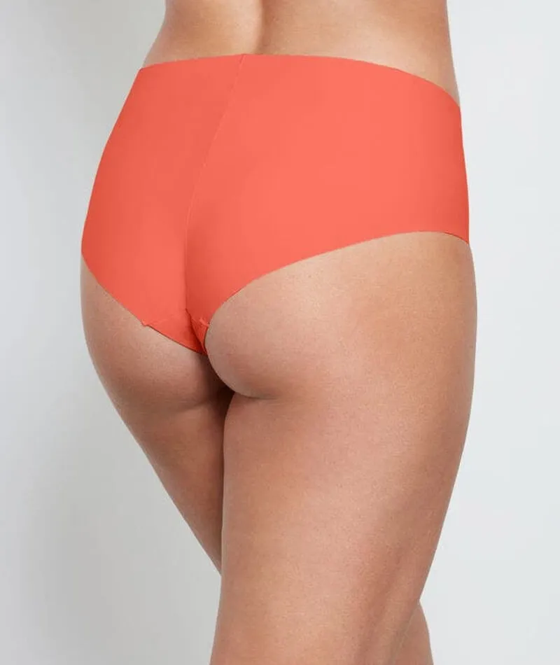 Bendon No Show High Rise Brief - Spiced Coral