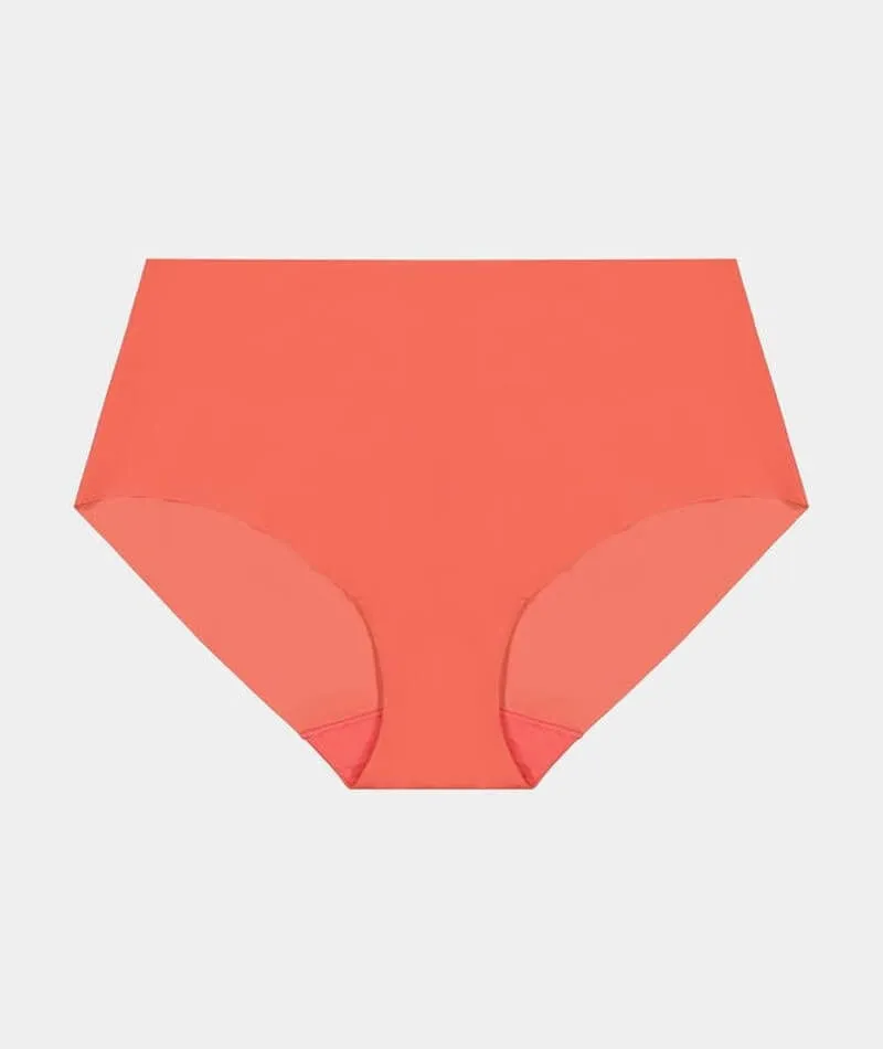 Bendon No Show High Rise Brief - Spiced Coral