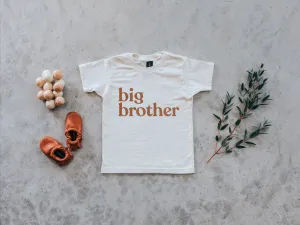 Big Brother Organic Baby & Kids Tee in Camel