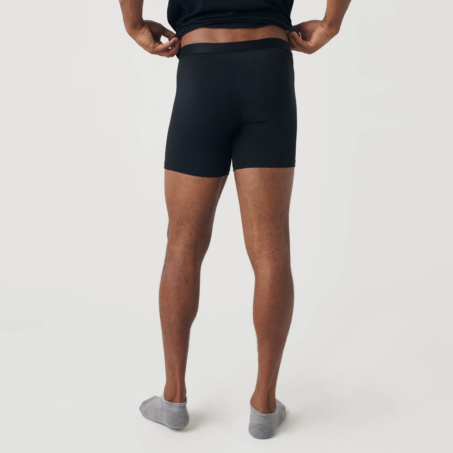 Black Boxer Briefs 6-Pack