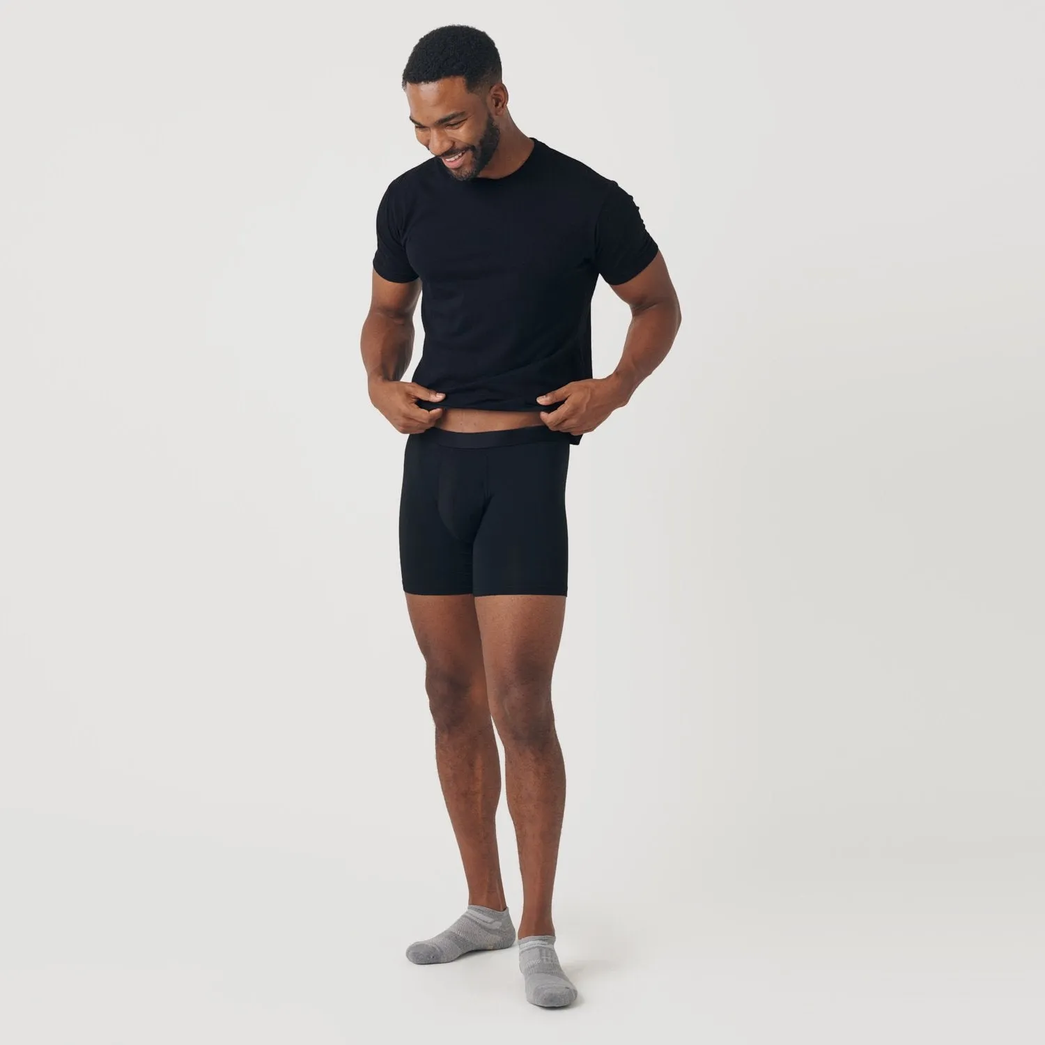 Black Boxer Briefs 6-Pack