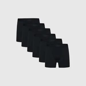 Black Boxer Briefs 6-Pack