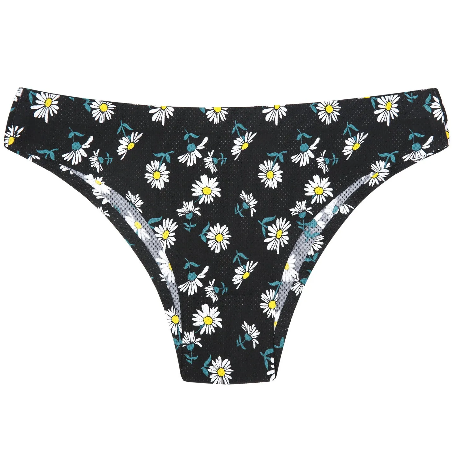 Breathable Printed Seamless Floral Briefs For Women