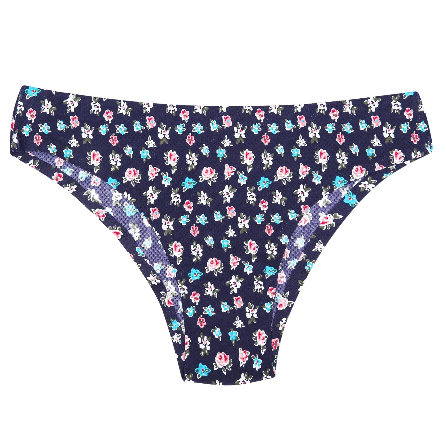 Breathable Printed Seamless Floral Briefs For Women