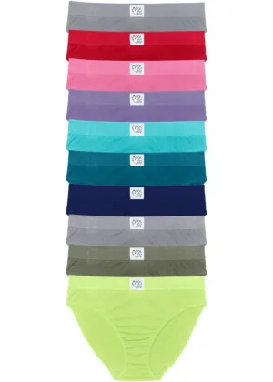 Briefs (pack of 10 pcs) Bpc Bonprix Collection, multicolor