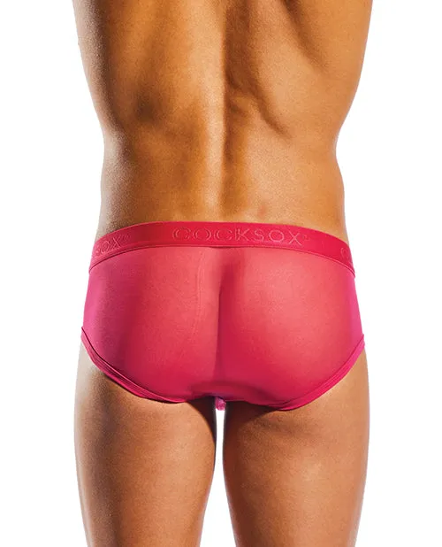 Cocksox Mesh Contour Pouch Sports Brief Fresia Pink SM