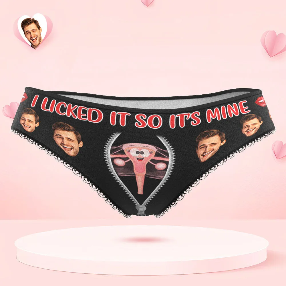 Custom Face Underwear Personalised Boxer Briefs and Panties I SUCKED IT SO IT'S MINE Valentine's Day Gifts for Couple