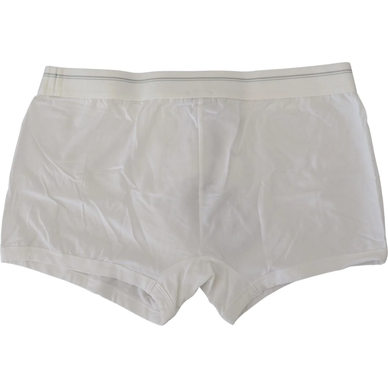 Dolce & Gabbana Elegant White Cotton Blend Boxer Shorts