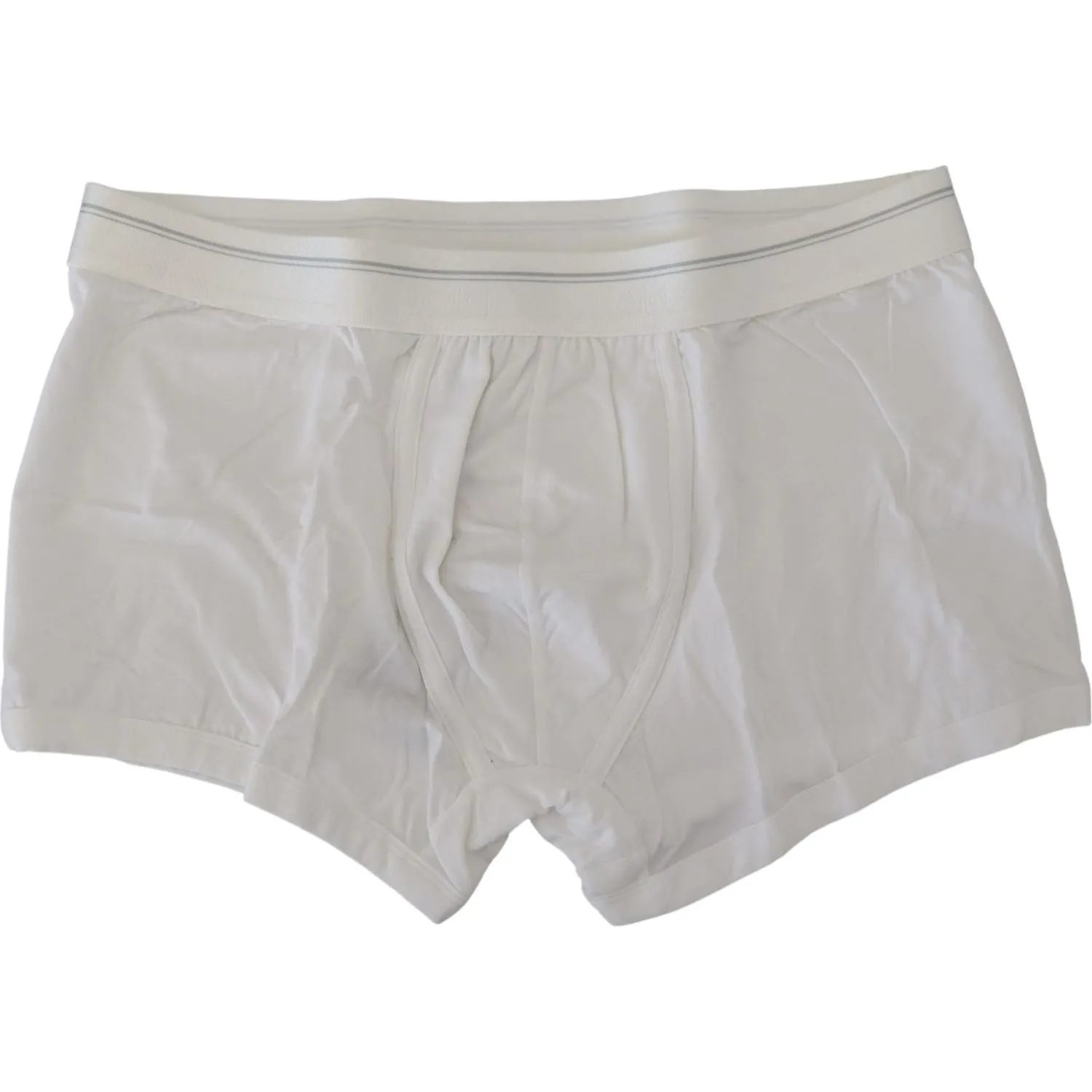 Dolce & Gabbana Elegant White Cotton Blend Boxer Shorts