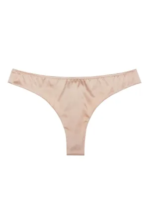 Everyday Bisque Silk Thong