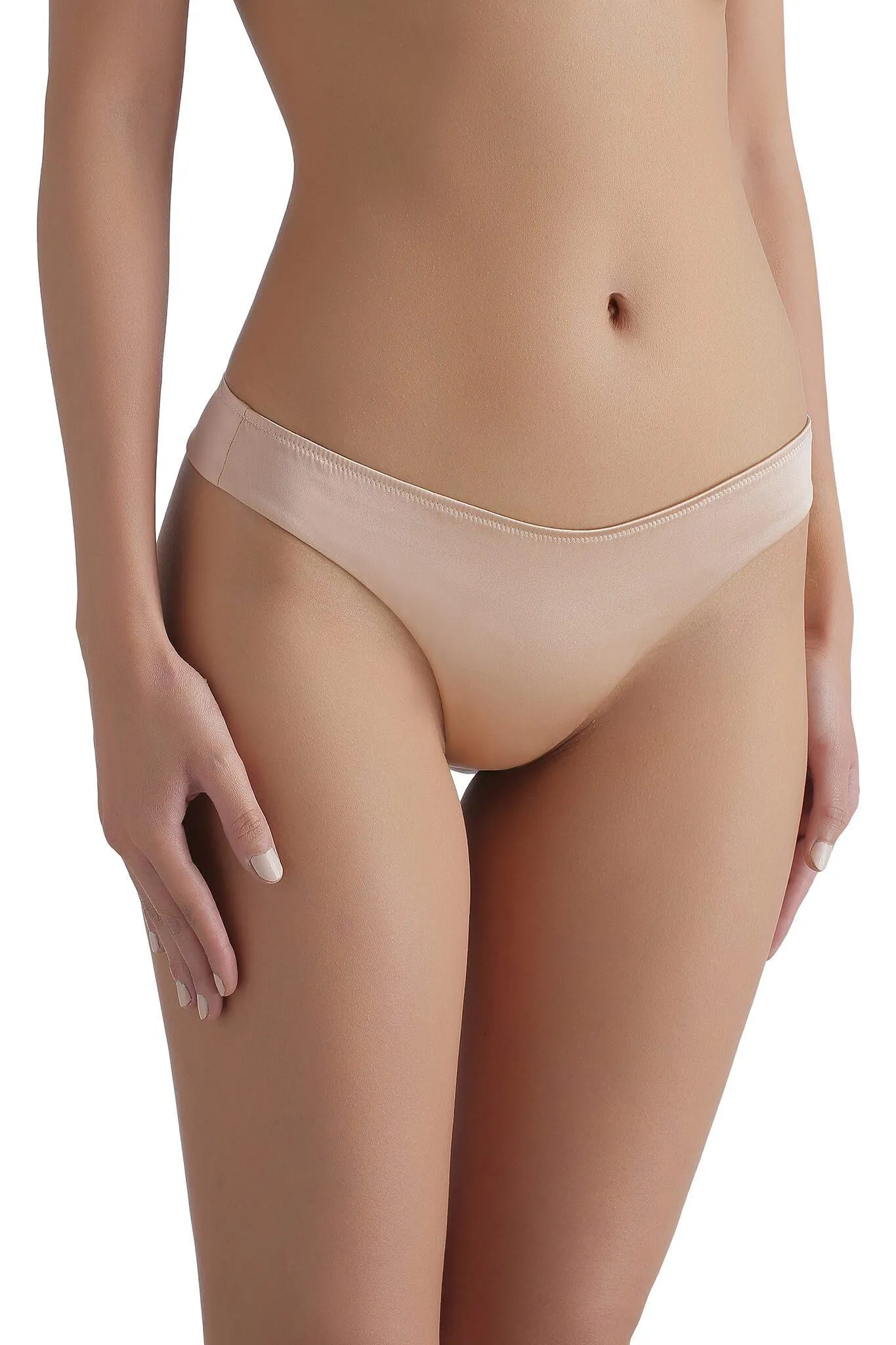 Everyday Bisque Silk Thong