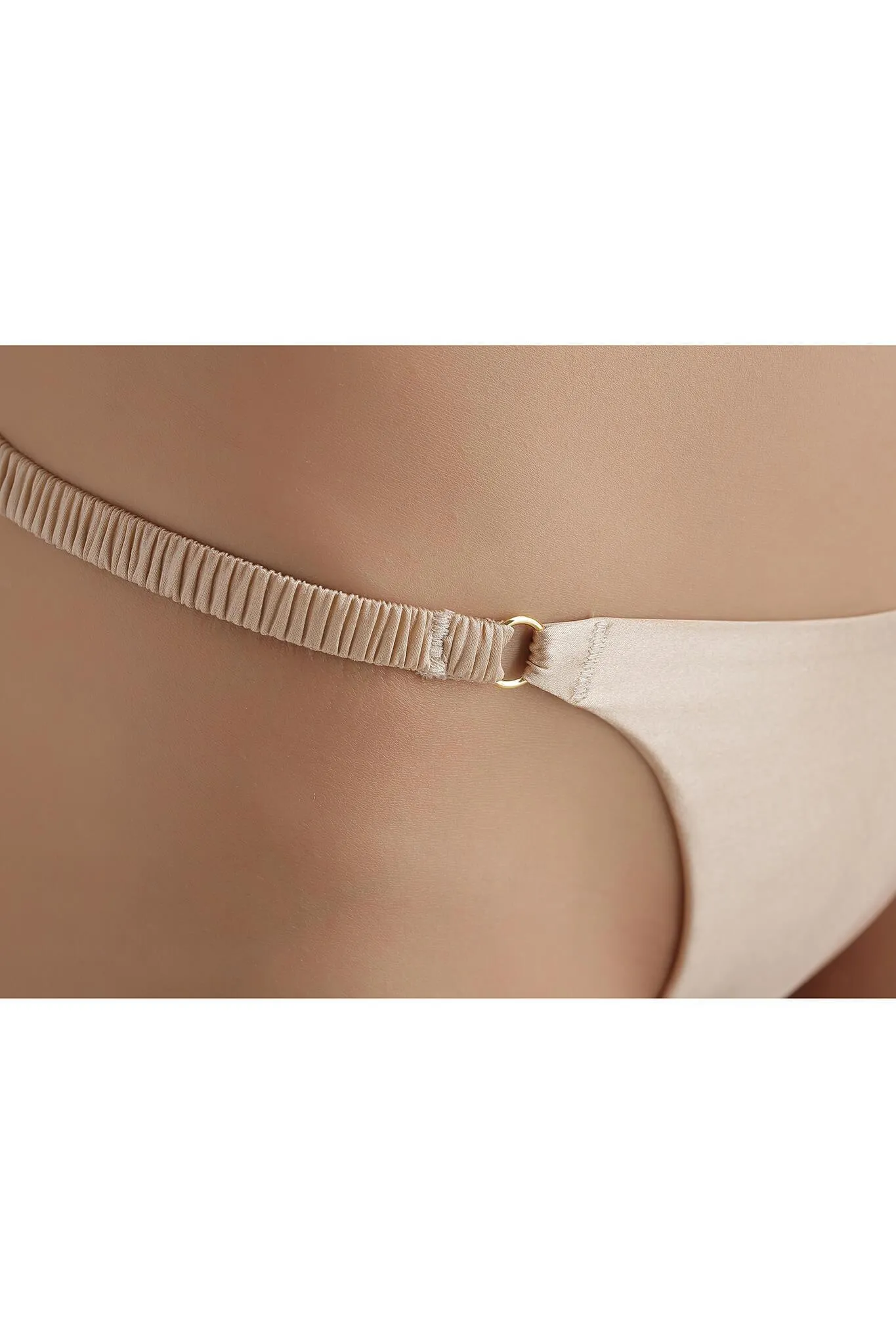 Everyday Champagne Gold Silk G-String