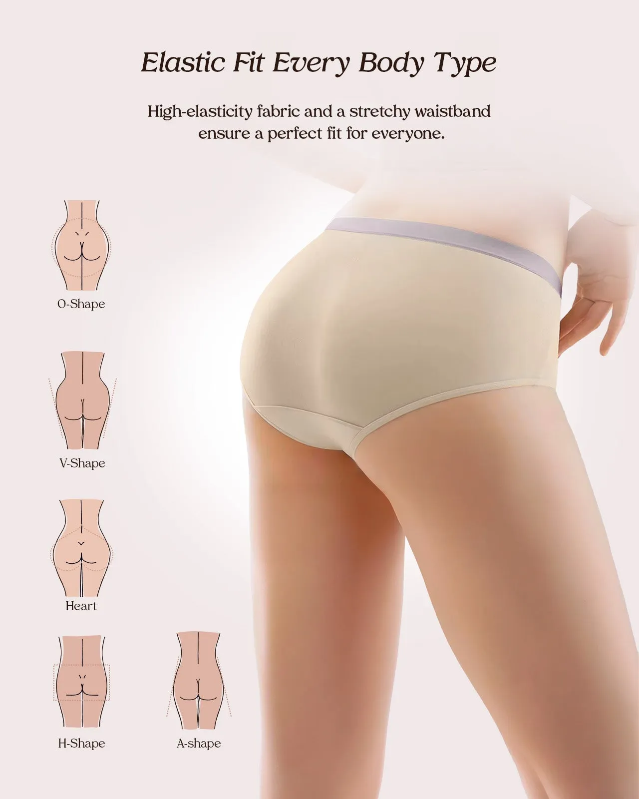 FEELITS 6A Grade Mulberry Silk. Extreme Comfort Stylish Brief Panties For Women