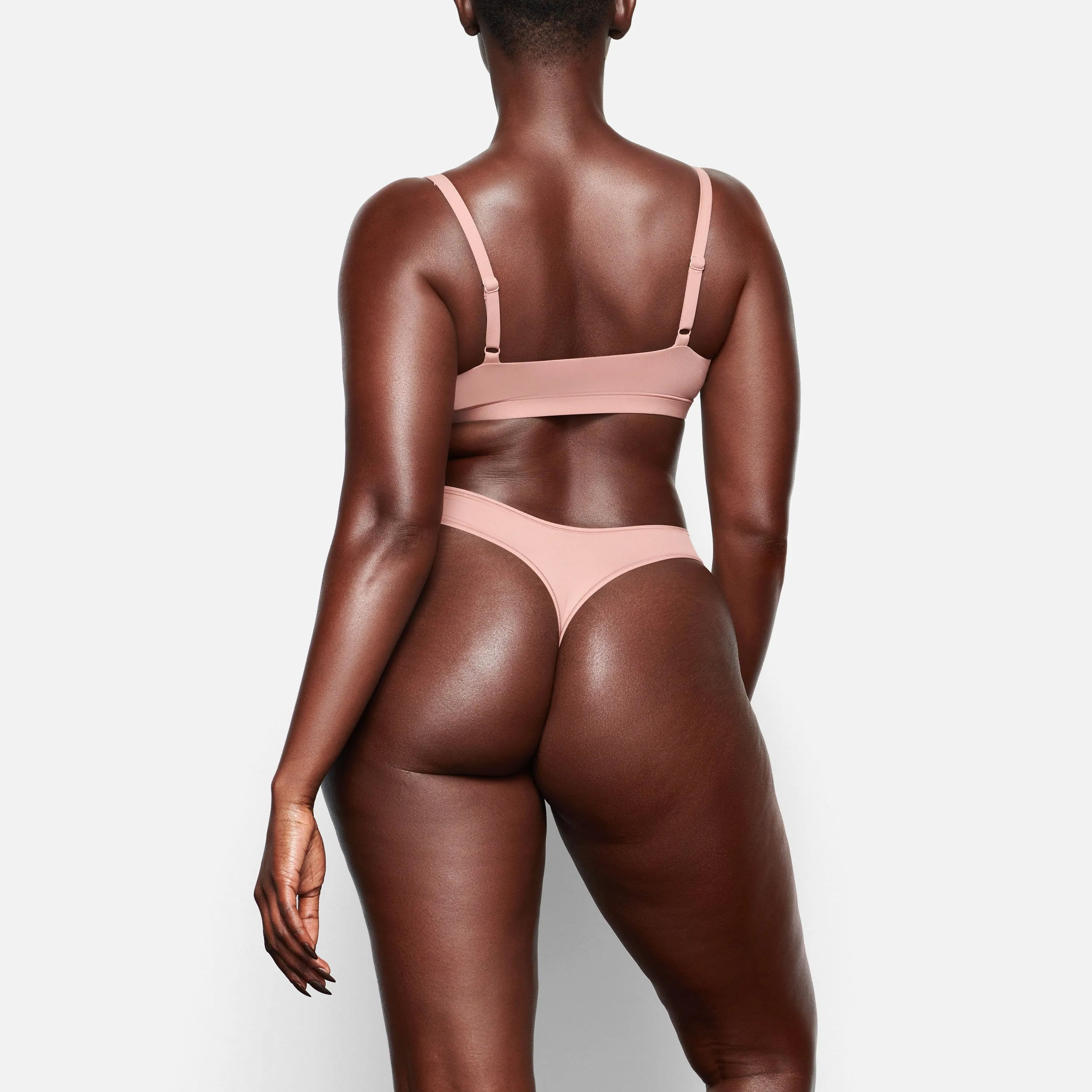 FITS EVERYBODY THONG | ROSE CLAY