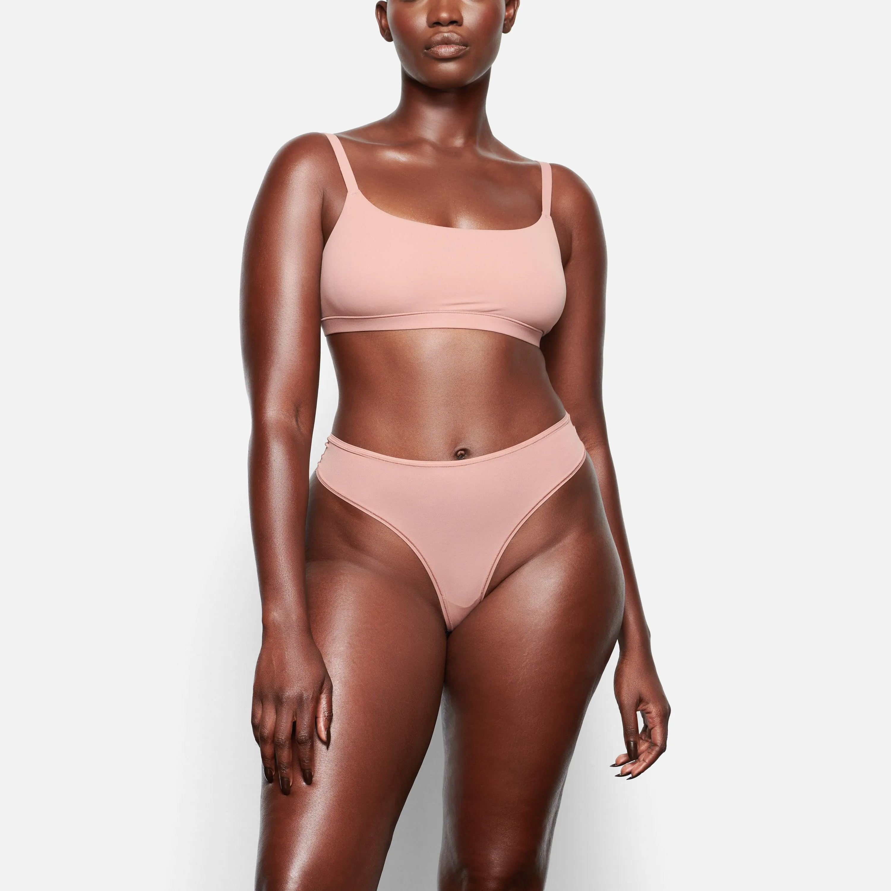 FITS EVERYBODY THONG | ROSE CLAY