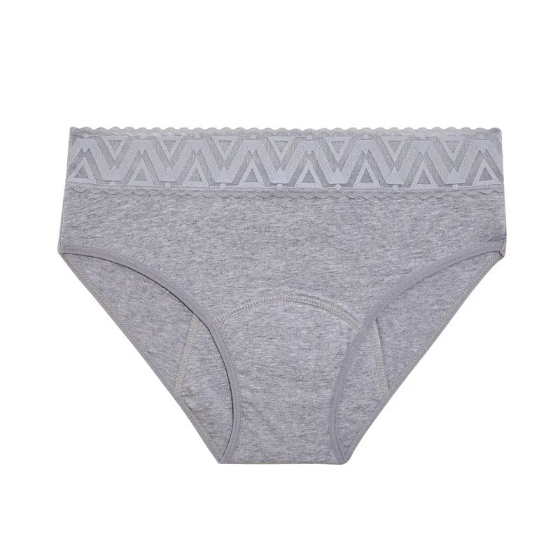 High Waist Cotton High Elastic Women's Briefs Leak-proof Menstrual Period Panties