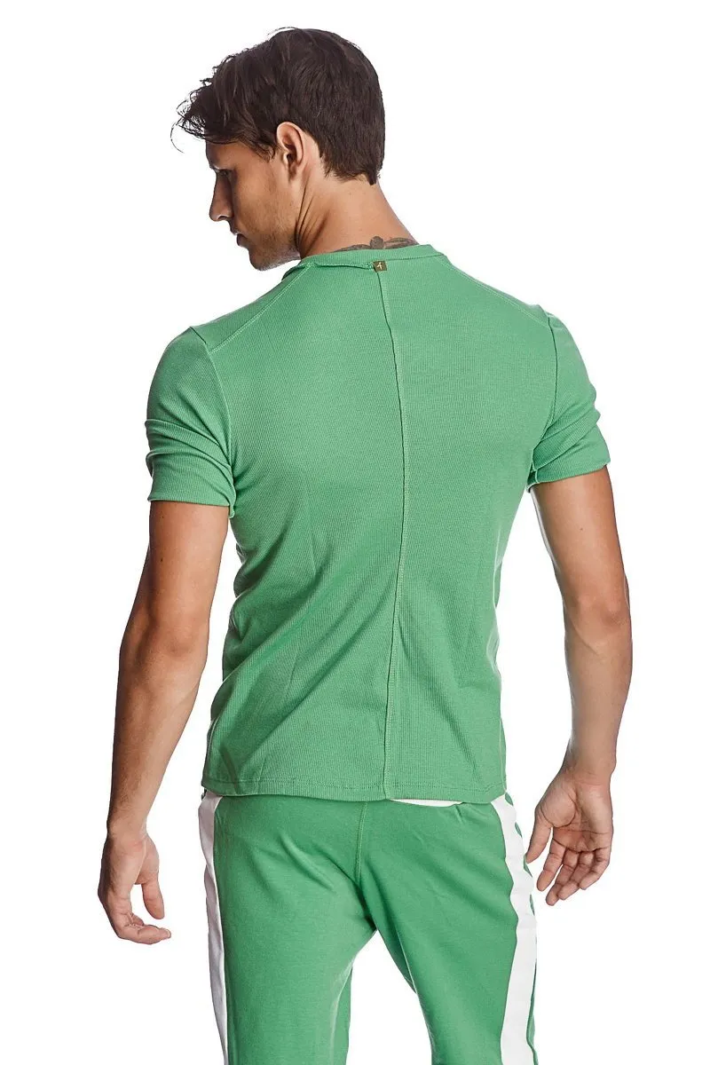 Hybrid V-Neck (Bamboo Green)