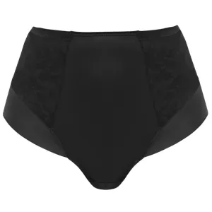 Illusion High Waist Brief Panty Black - Fantasie