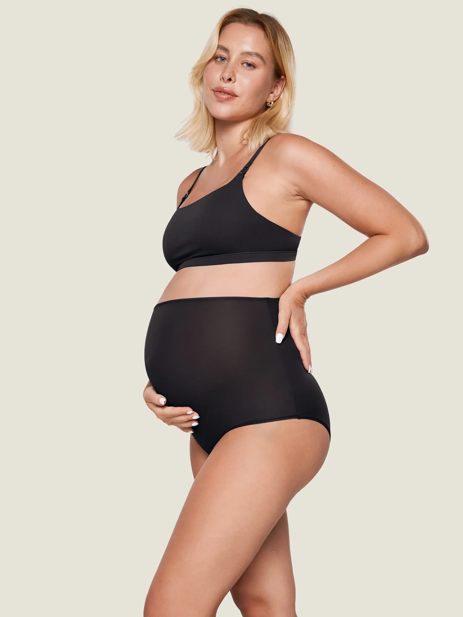 Inbarely® Soft High Waist Maternity Underwear - 2 Pack