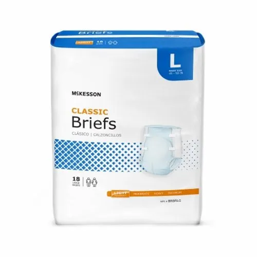 Incontinence Brief Count of 72 By McKesson