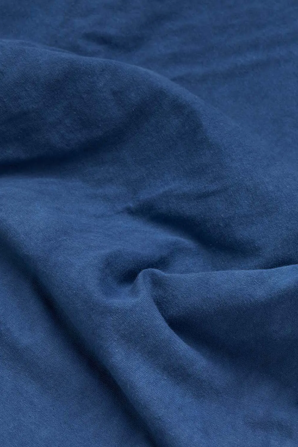 Indigo Dyed Men's Organic Crew Tee