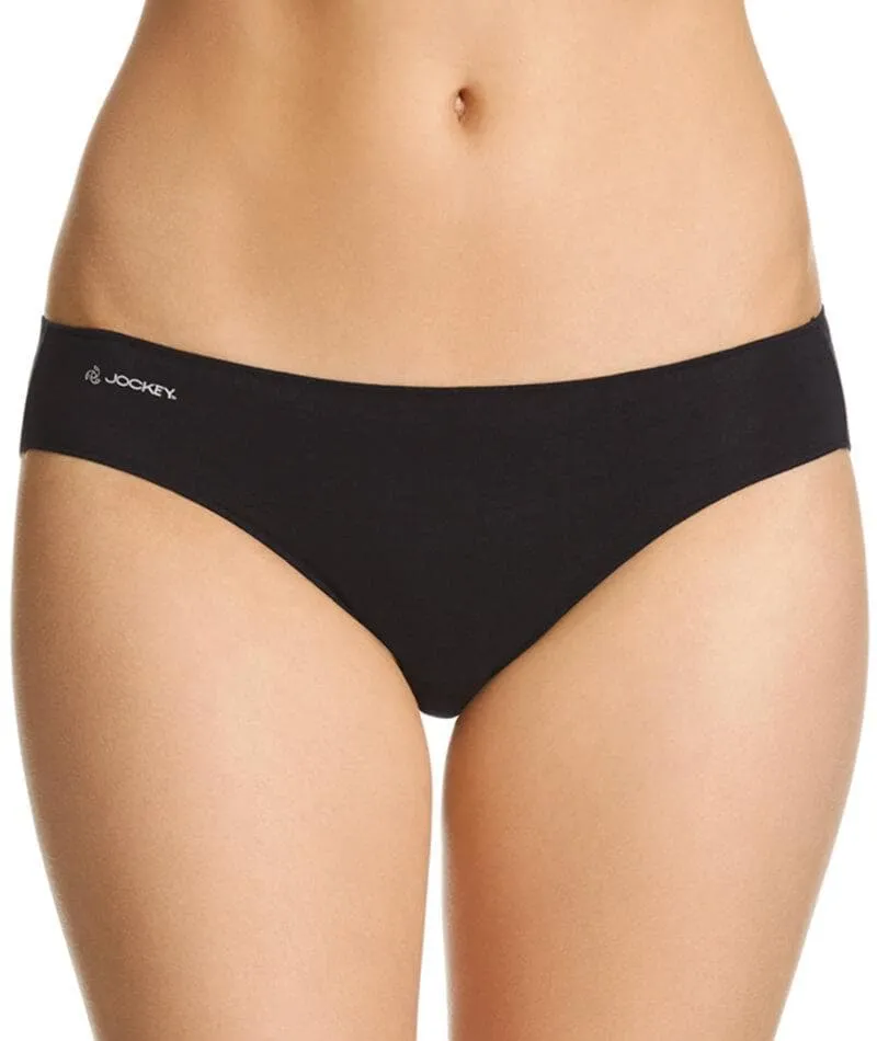 Jockey No Panty Line Promise Bamboo Natural Bikini - Black