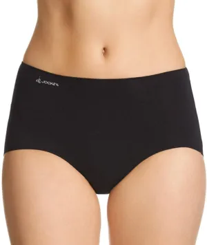 Jockey No Panty Line Promise Bamboo Naturals  Full Brief -Black