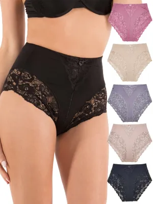 Light Control Full Coverage Briefs Panties(5 Pack)