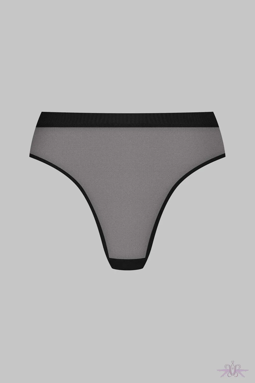 Maison Close Corps a Corps Black High Thong