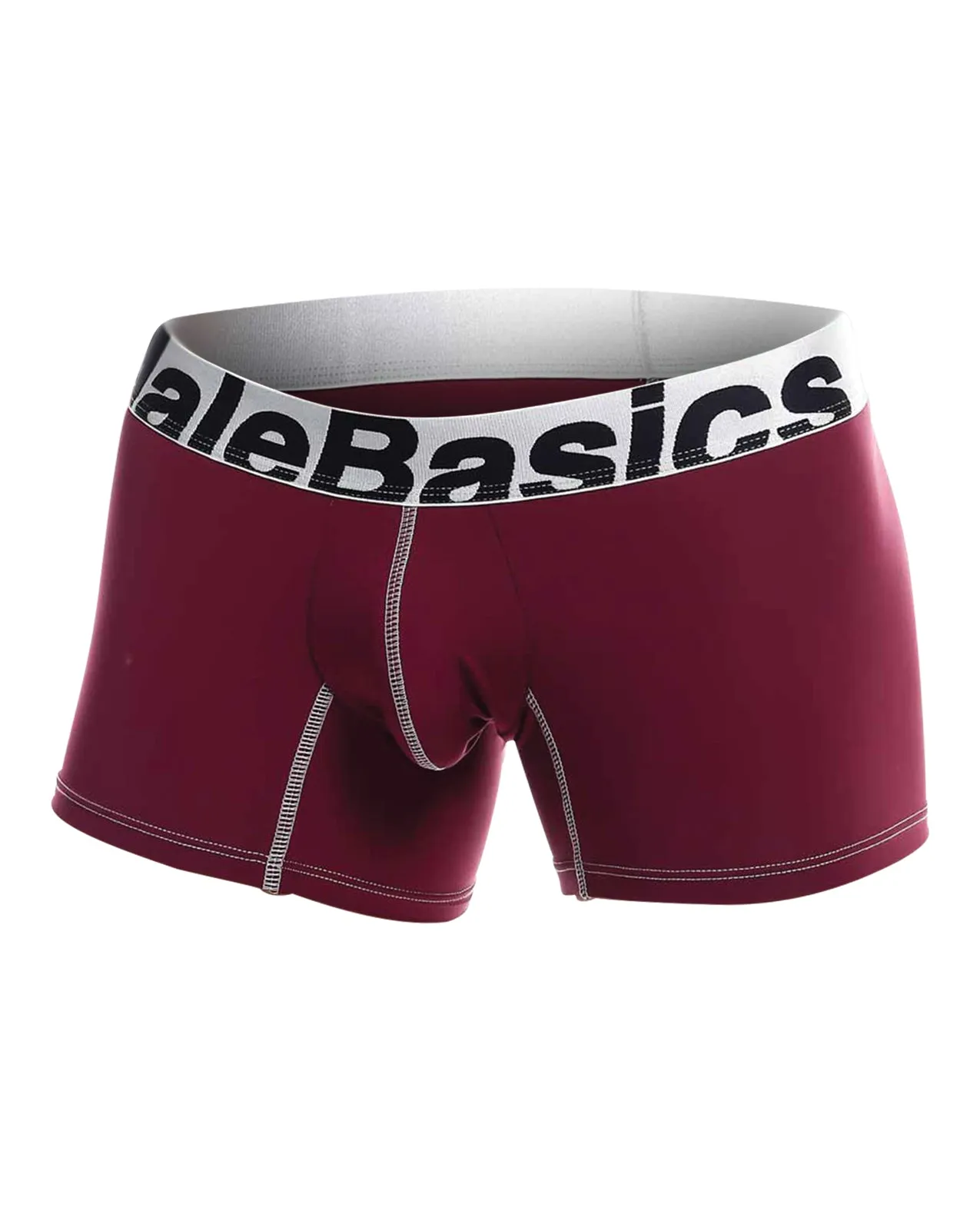 Male Basics Performance Boxer Burgundy XL