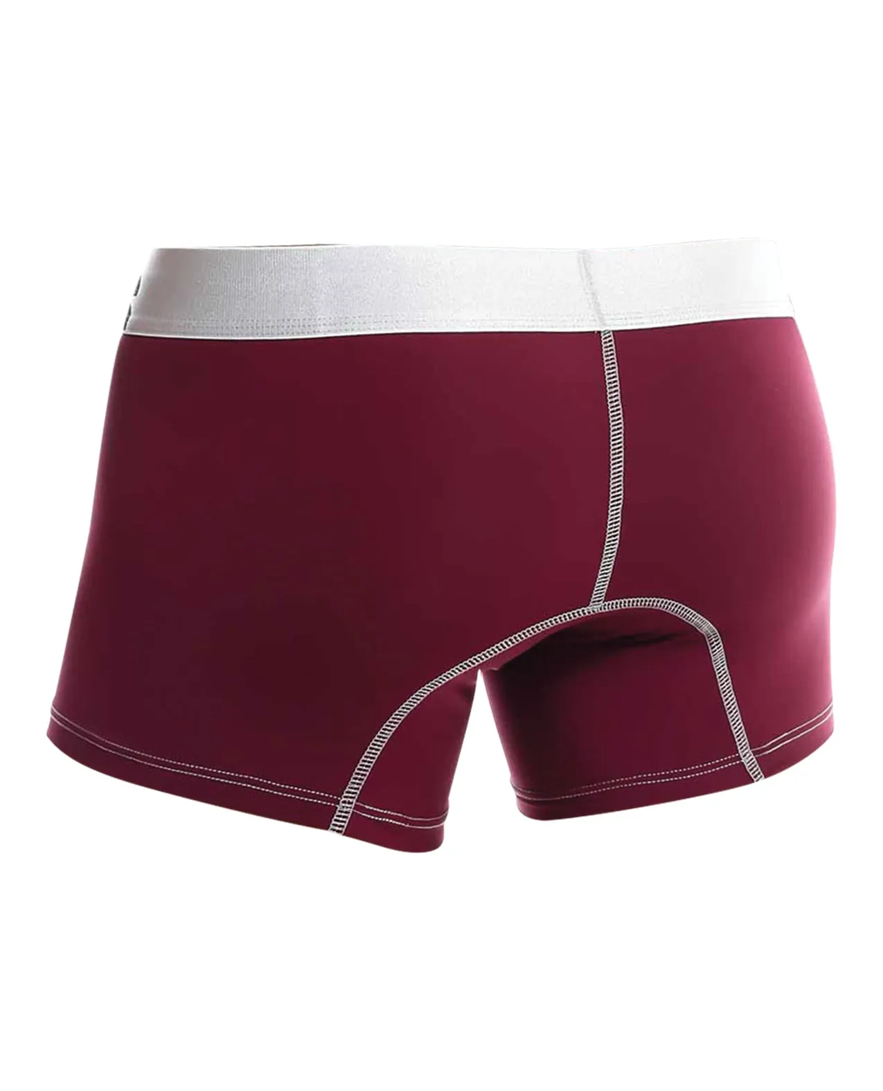 Male Basics Performance Boxer Burgundy XL