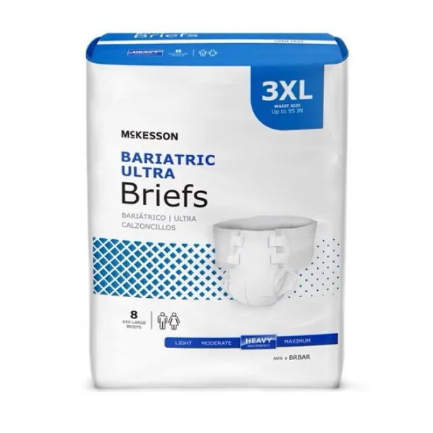 McKesson Adult Incontinent Brief Ultra Bariatric 3X-Large. 8