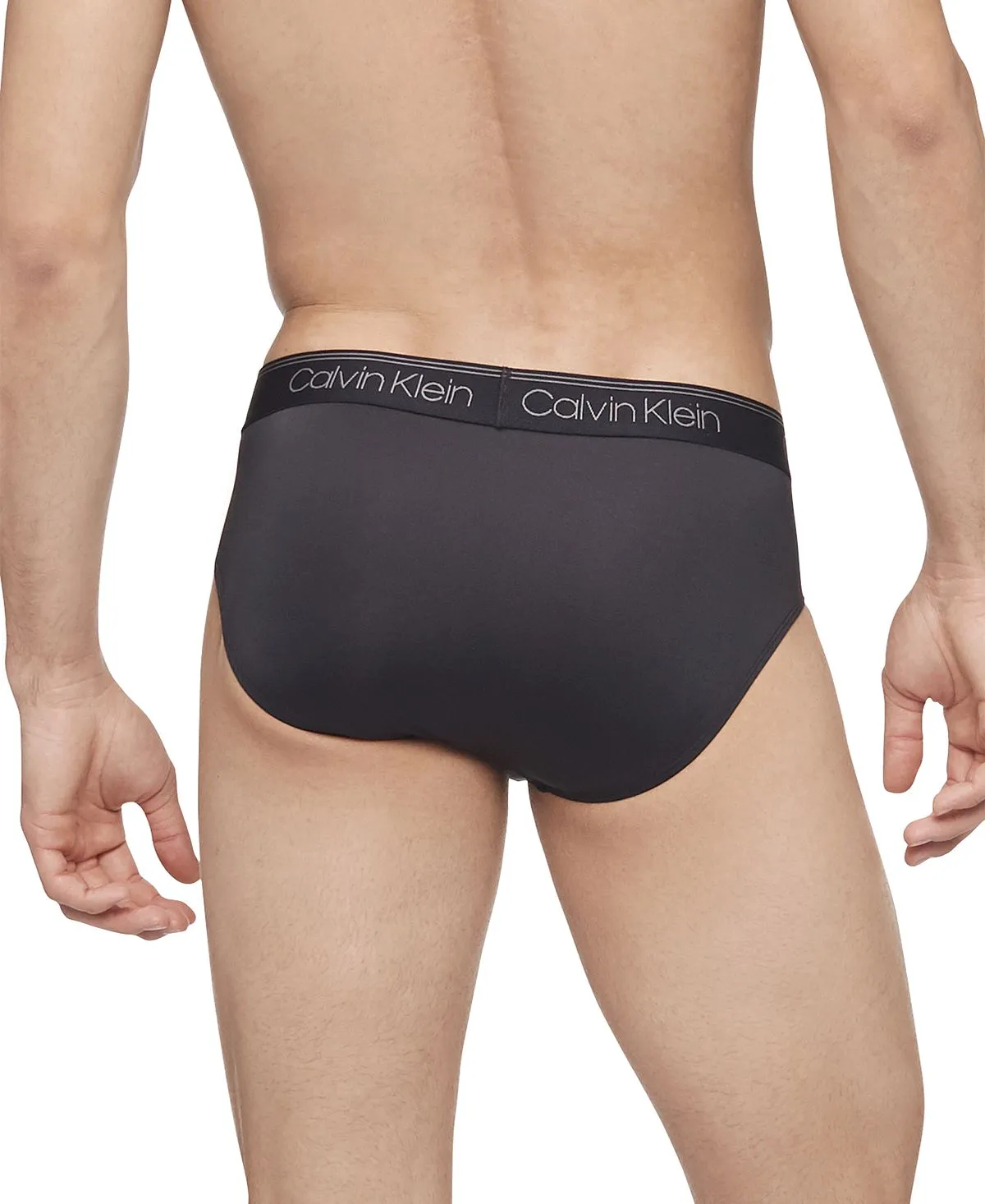 Men's Low Rise Microfiber Thong Briefs (3 Pieces), Calvin Klein Underwear