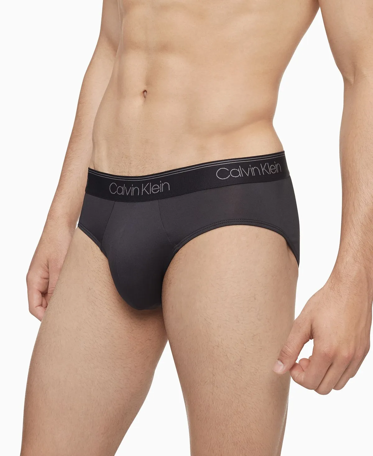 Men's Low Rise Microfiber Thong Briefs (3 Pieces), Calvin Klein Underwear