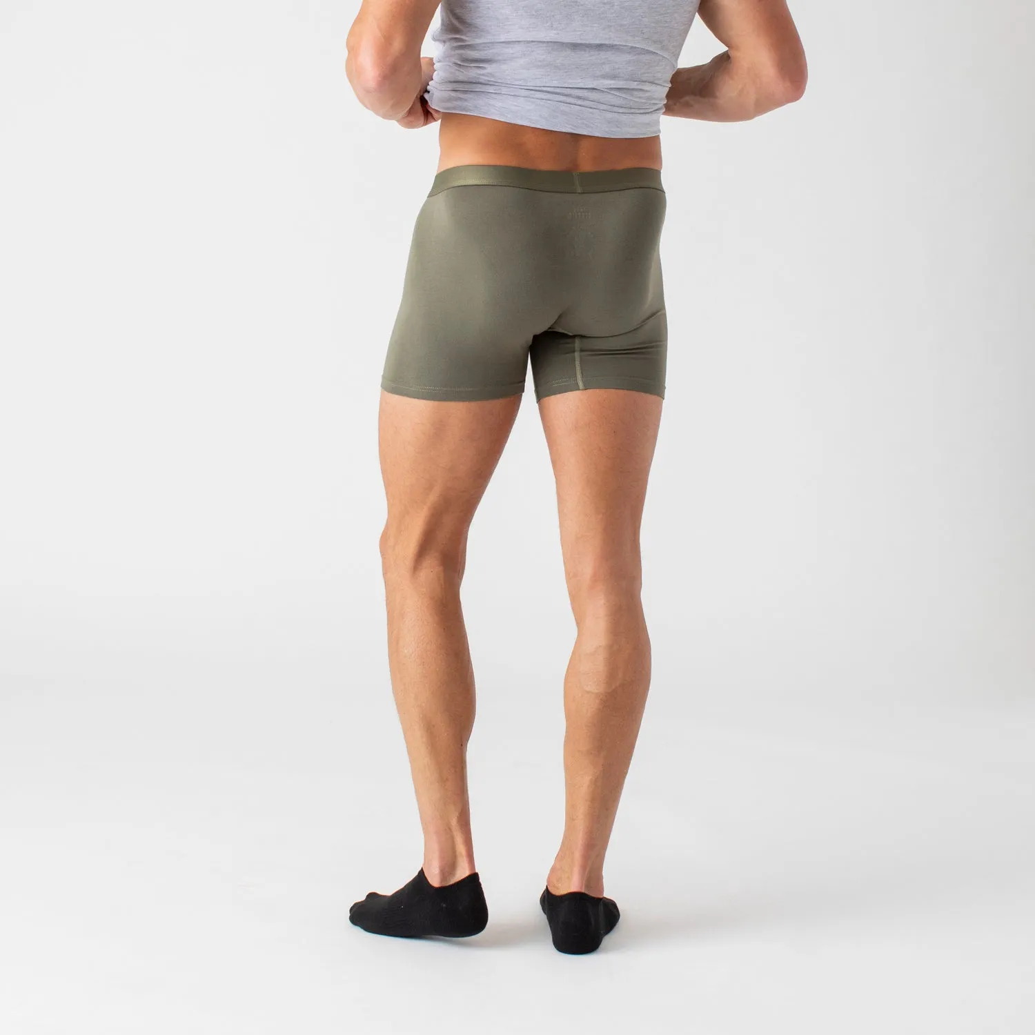 Military Green Boxer Briefs 3-Pack