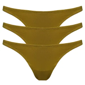 {Mustard} organic thong