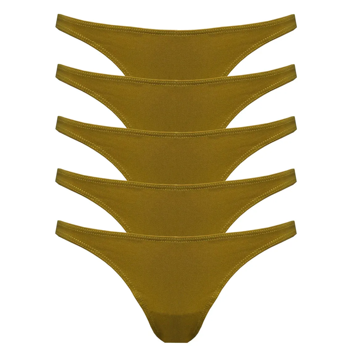 {Mustard} organic thong