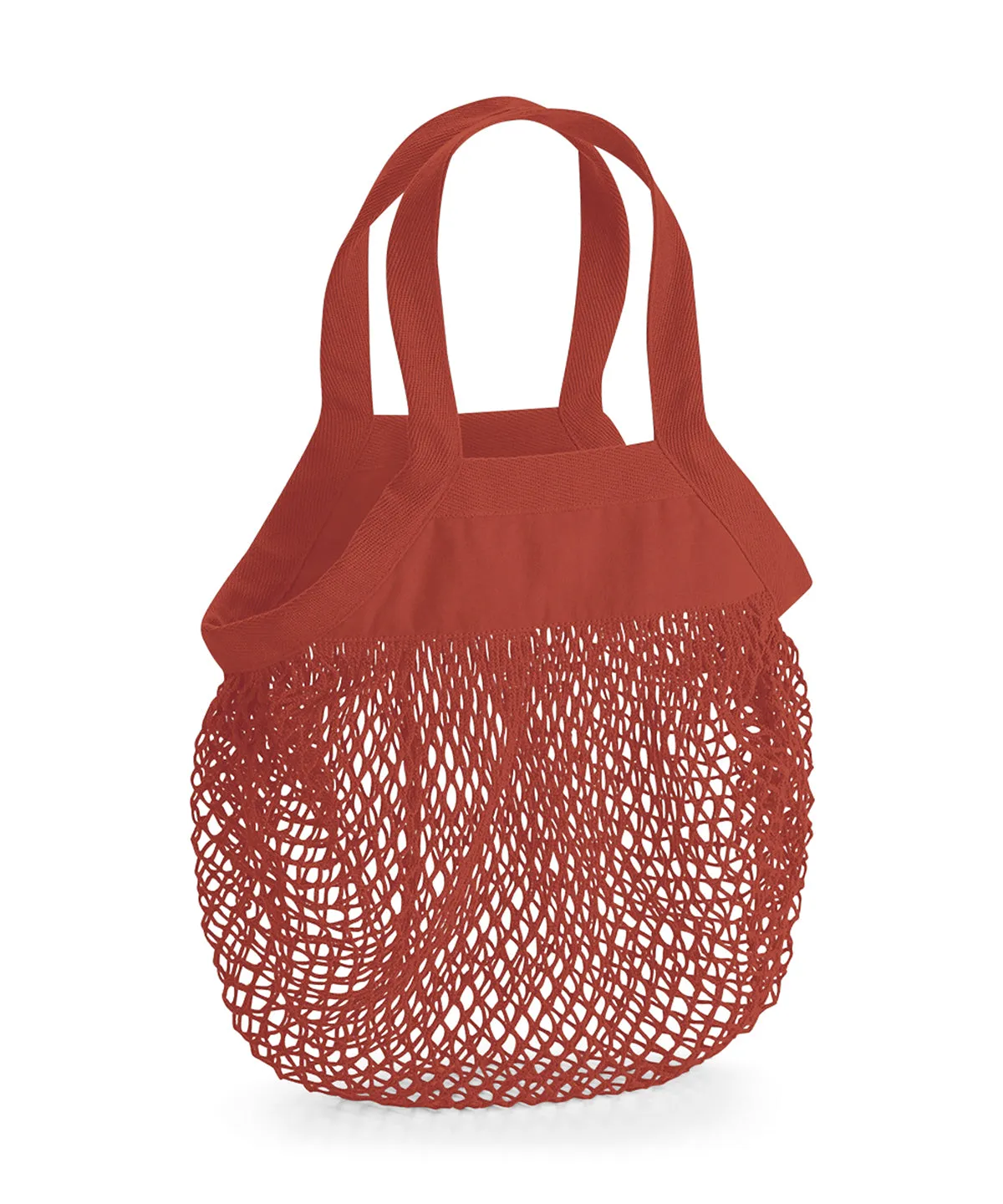 Natural - Organic cotton mini mesh grocery bag