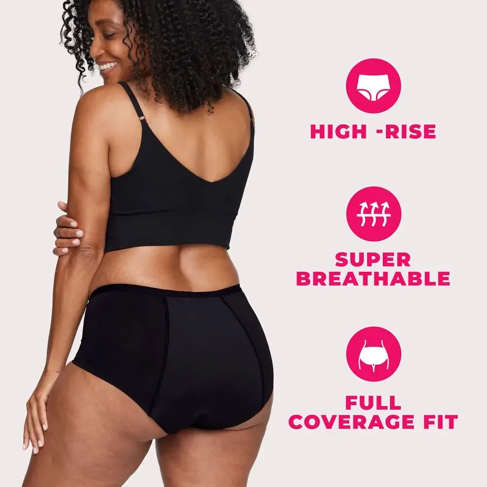 New - Proof. by Always Women's High-Rise Briefs, Overnight Absorbency Period