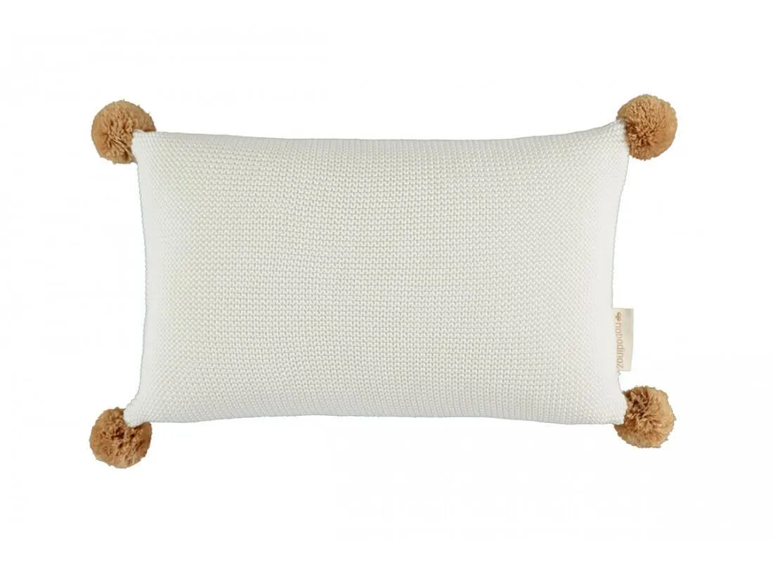 Nobodinoz So Natural Knitted Cushion - Milk