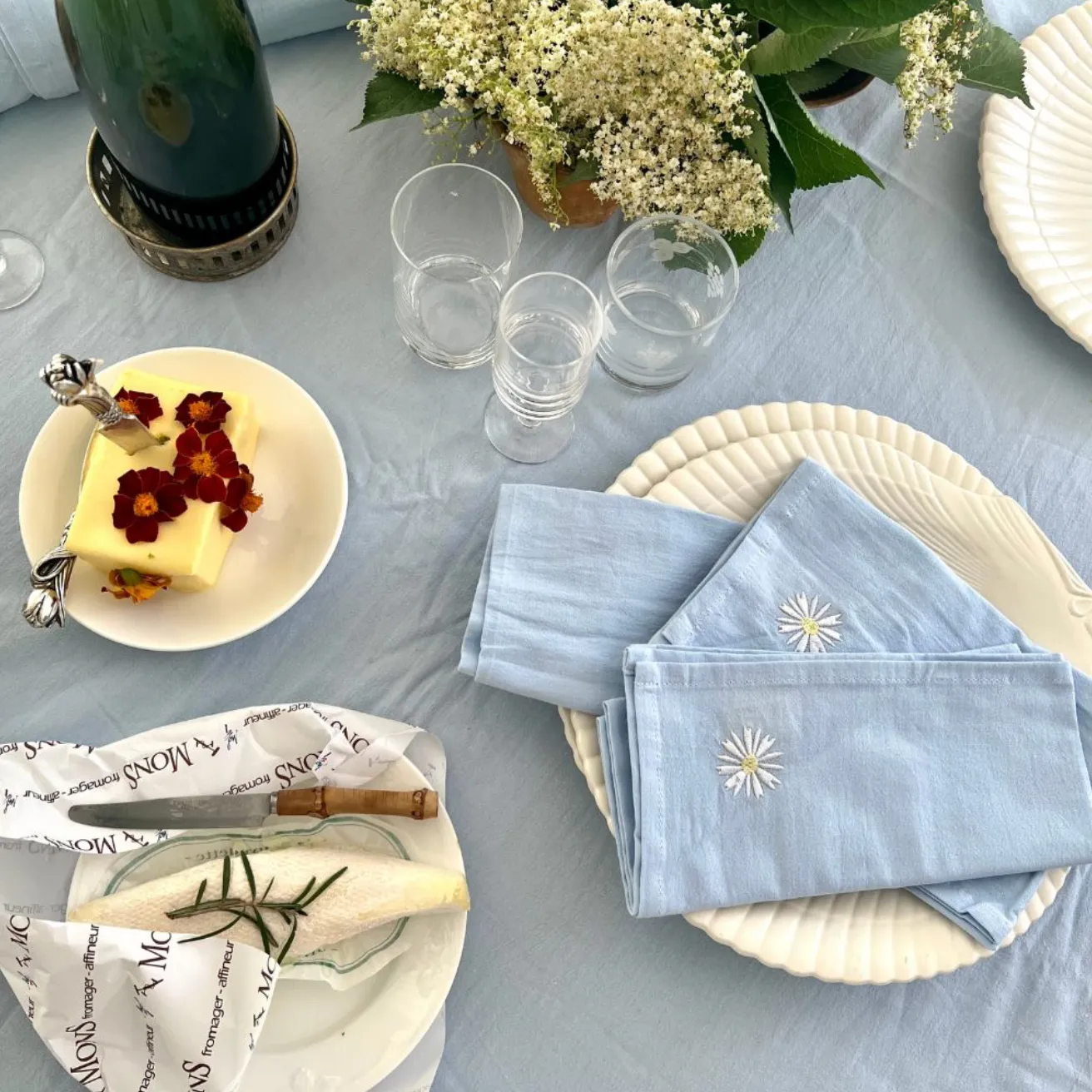 ORGANIC COTTON TABLECLOTH JOSEFIN