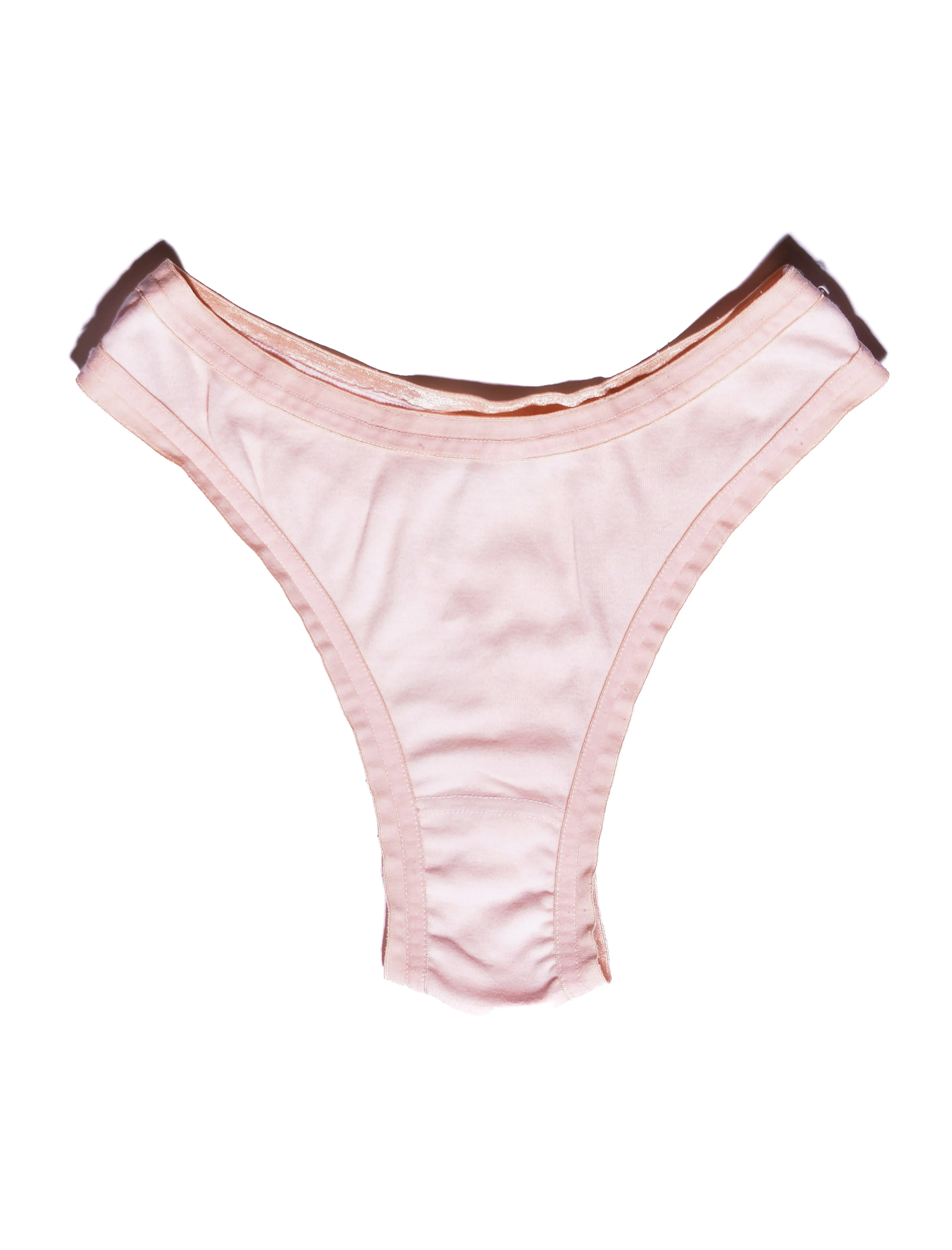 Organic Cotton Thong Panty • Blush